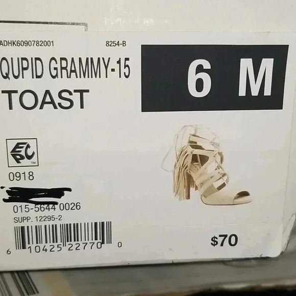 Qupid Grammy size 6 medium strappy heeled sandals - Picture 10 of 10